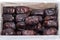 Dried dates (tropical fruit) in the box