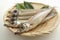 Dried Fish, Sand Borer on colander