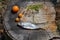 Dried fish on a stump