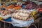 Dried fish in the Vietnamese market