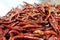 Dried and fried Spice Red Hot Chilly