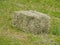 Dried grass in a bale