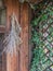 Dried herbs hung in front of the house