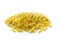 Dried macaroni pasta isolated