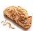 Dried Mealworms the new super human food with bread and saad