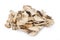 Dried Mushrooms on white background