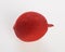 Dried preserved red peach on background