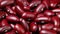 Dried red beans close up full frame as background