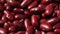Dried red beans full frame close up