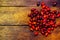 Dried rosehips .Rose hip or rosehip, commonly known as the dog rose Rosa canina