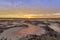 Dried Salt Marsh Colors in San Francisco South Bay.