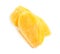 Dried slices mango isolated on white background
