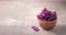 Dried slices of pink dragon fruits, pitaya in wooden bowl on wood textured background. Copy space. Superfood, vegan, vegetarian