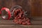 Dried strawberry fruit