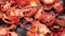 Dried tomatoes, organic dried tomatoes, winter tomatoes, home tomato drying