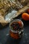 Dried tomatoes with thyme, kitchen still life