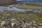 The dried up bed of `Ogosta` Dam near Montana, Bulgaria