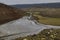 The dried up bed of `Ogosta` Dam near Montana, Bulgaria