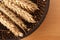 Dried wheat in a bowl