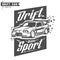 Drift sport team print for t-shirt,emblems and logo.