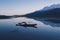 Driftwood on Calm Alaska Landscape