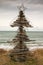 Driftwood Christmas Tree, Pouaua Beach, Gisborne, New Zealand