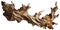 driftwood isolated on transparent background