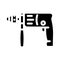 drill construction glyph icon vector illustration