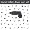 Drill icon. Constraction tools icons universal set for web and mobile