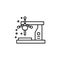 Drill machine manufacture icon. Element of manufacturing