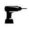 The drill, screwdriver icon. A working tool. A symbol of construction and repair.