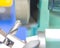 Drill sharpening machine by grindstone