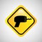 drill sign repair metal yellow icon