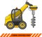 Drilling equipment. Heavy construction machines