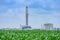 Drilling Rig in a cornfield In South Texas Eagle Ford Shale