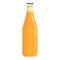 Drink bottle icon cartoon vector. Press glass food