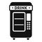 Drink container selling icon simple vector. Drinking machine