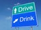 Drink-Drive road sign