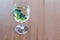 Drink and drive white wine glass car key  stop concept closeup