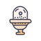 drink fountain color vector doodle simple icon