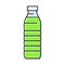 drink juice plastic bottle color icon vector illustration