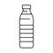 drink juice plastic bottle line icon vector illustration