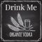 Drink me. Elements on the theme of the restaurant business. Cha