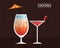 Drink menu cocktail restaurant bar design