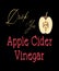 Drink your apple cider vinegar graphic