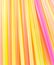 Drinking straws colorful for background