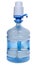 Drinking Water bottle with manual pump dispenser