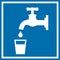 Drinking water sign