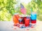 Drinks on american independence day party