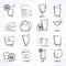 Drinks and beverages icons
